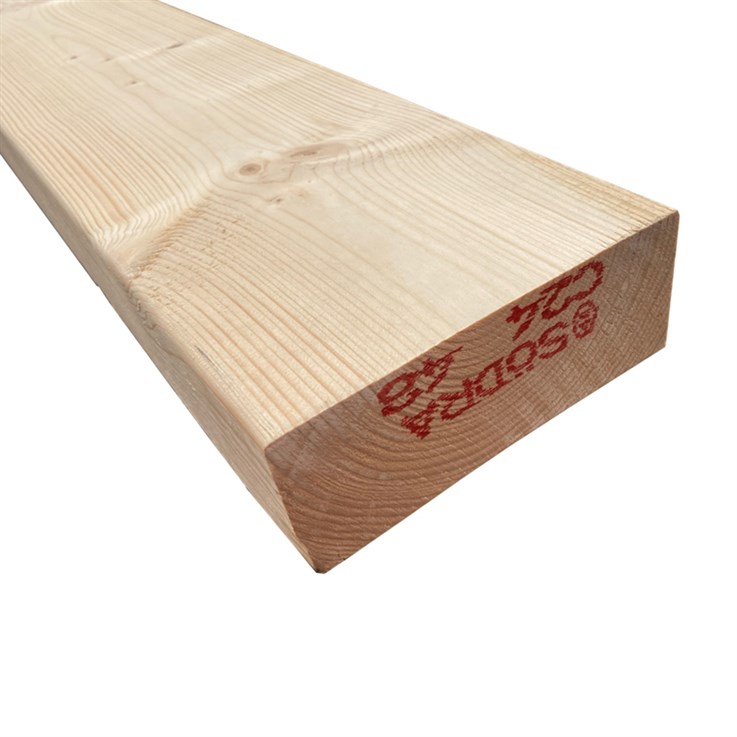 75 x 200mm Sawn Timber C24 KD Regularised E/E